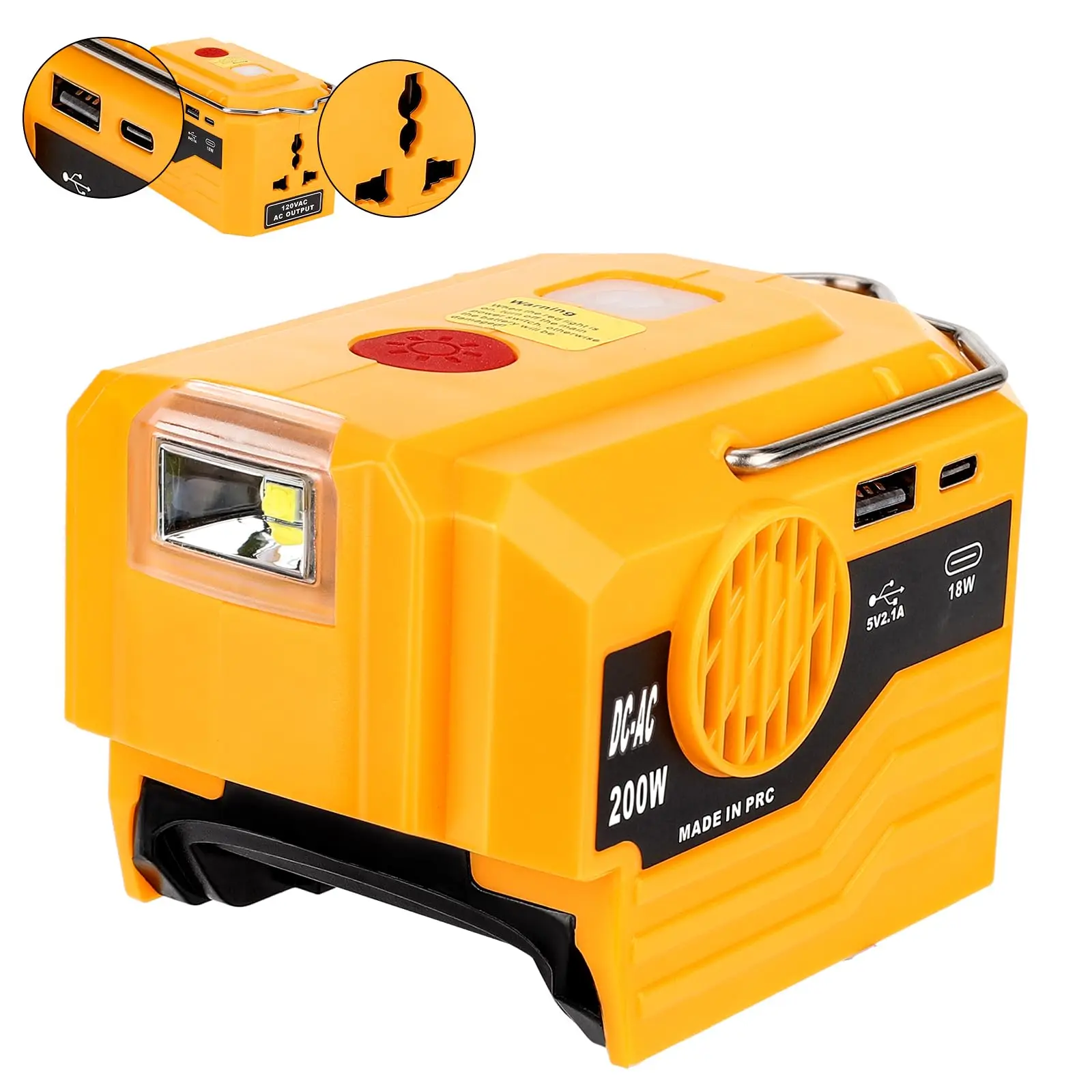 Ac Outdoor Power - 디월트 20V 배터리용 야외 캠핑 발전기