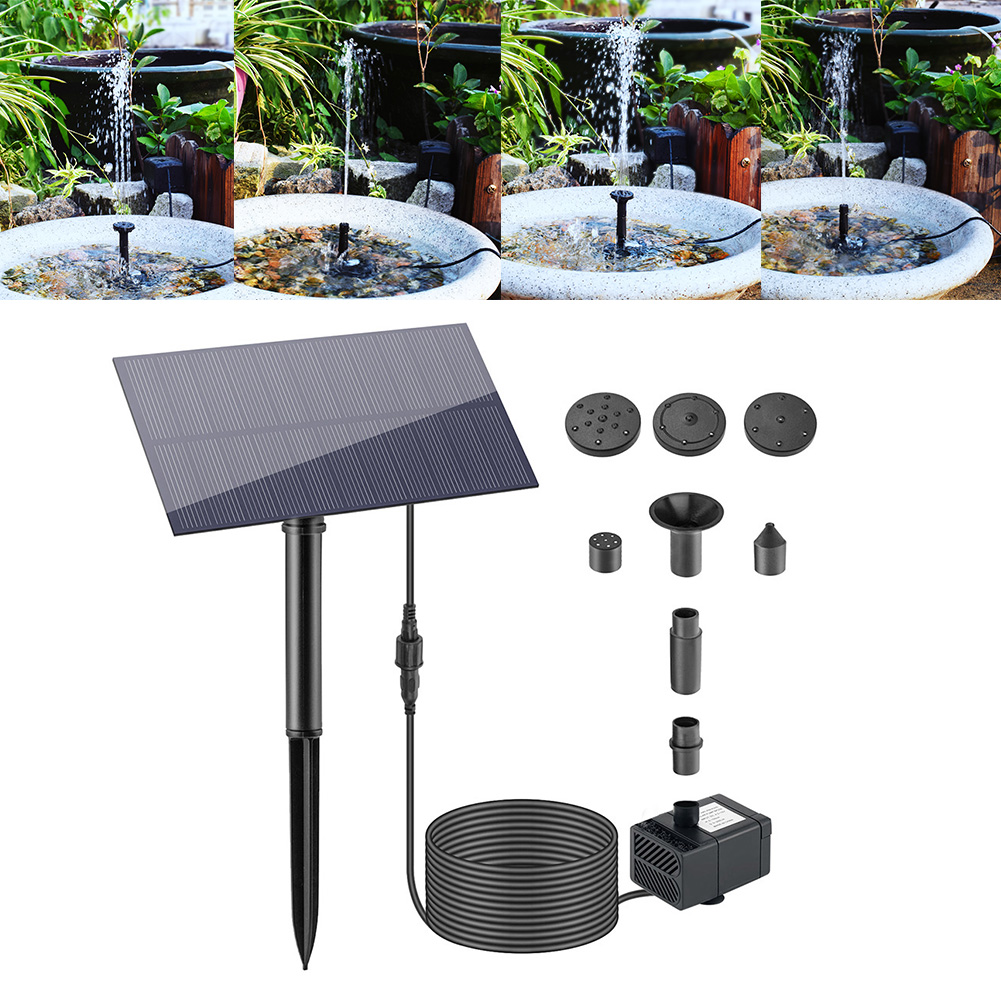 Outdoor Power Stake - 스테이크와 5W 5V 물 분수 정원