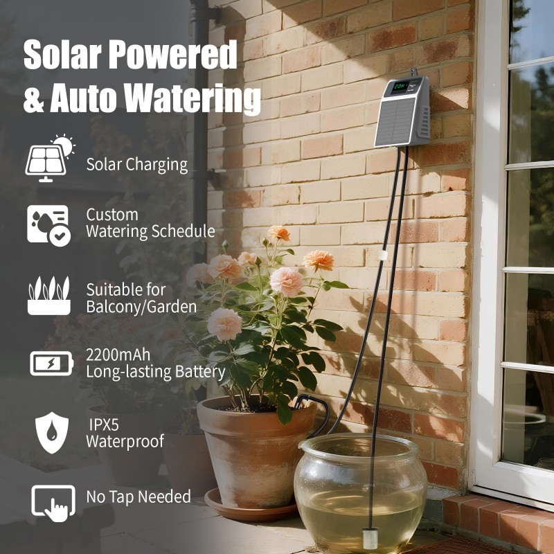 Outdoor Power And Plant - A03F-태양광 자동 점적 관개 키트 타이머