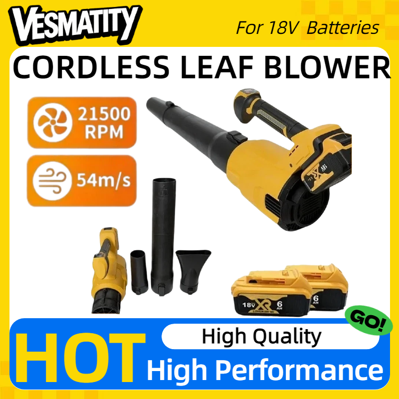 Leaf Blower Cordless - 3단계 조절 가능한 DEWALT 브러시리스 에어