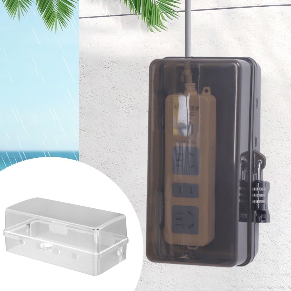 Outdoor Power Outlet Weatherproof - 휴대용 플라스틱 플러그 박스 도난 방지
