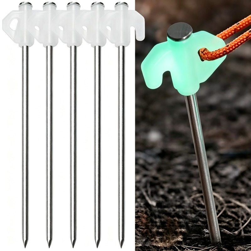 Outdoor Power Stake - 빛나는 텐트 펙 야광 텐트 말뚝