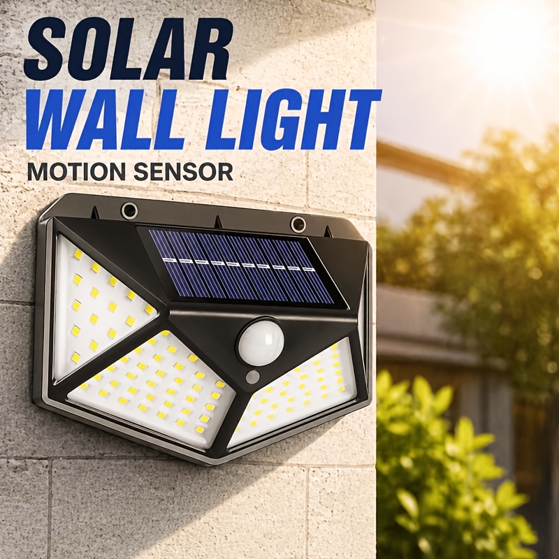 Outdoor Power Outlet Weatherproof - 100LED 태양광 벽등 스마트 모션 센서