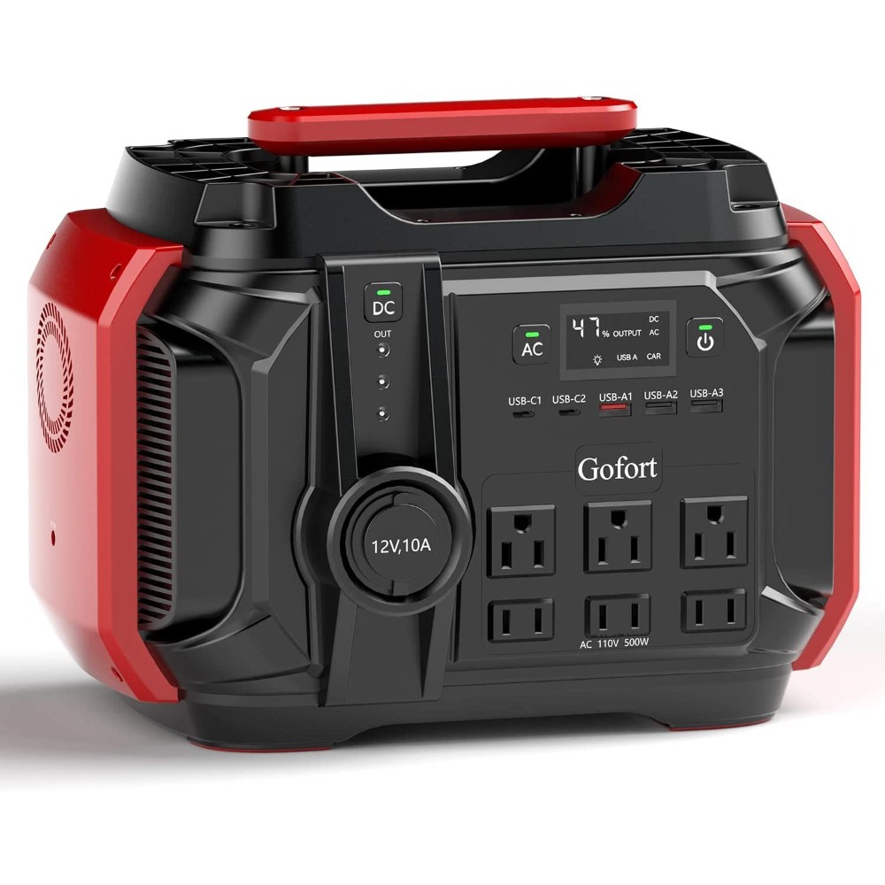 Ac Outdoor Power - 휴대용 파워스테이션 540Wh/500W(최대 1000W) 6개 AC