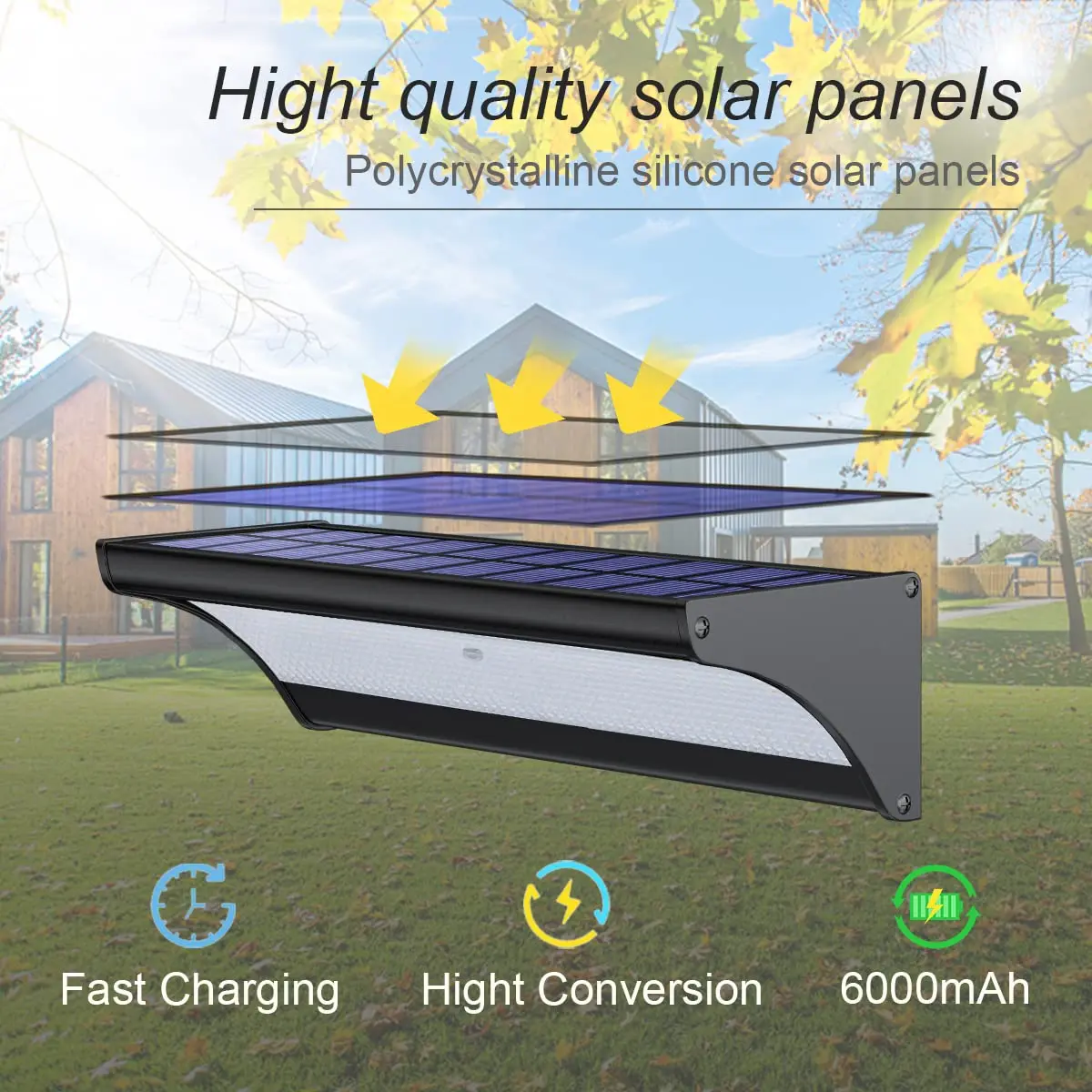 60/48Led 야외 태양 벽 조명 태양 홍수 조명 모 - Outdoor Power Outlet Weatherproof 리뷰 및 가격