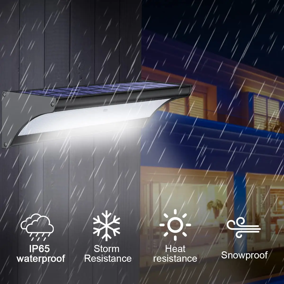 60/48Led 야외 태양 벽 조명 태양 홍수 조명 모 - Outdoor Power Outlet Weatherproof 리뷰 및 가격