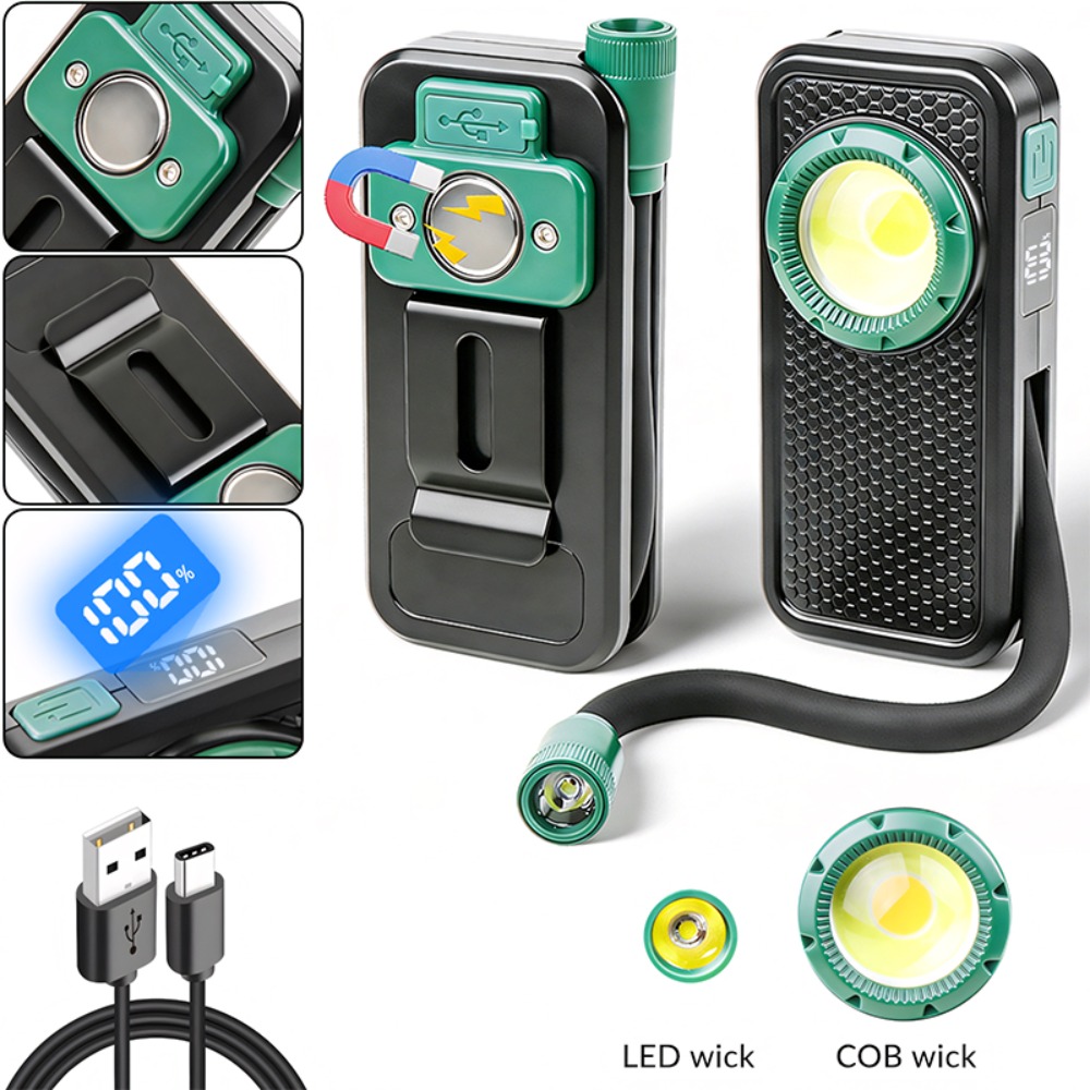 새로운 자석 부착 작업등, 펜 클립, 구부릴 수 있는  - Outdoor Power For Lights 리뷰 및 가격