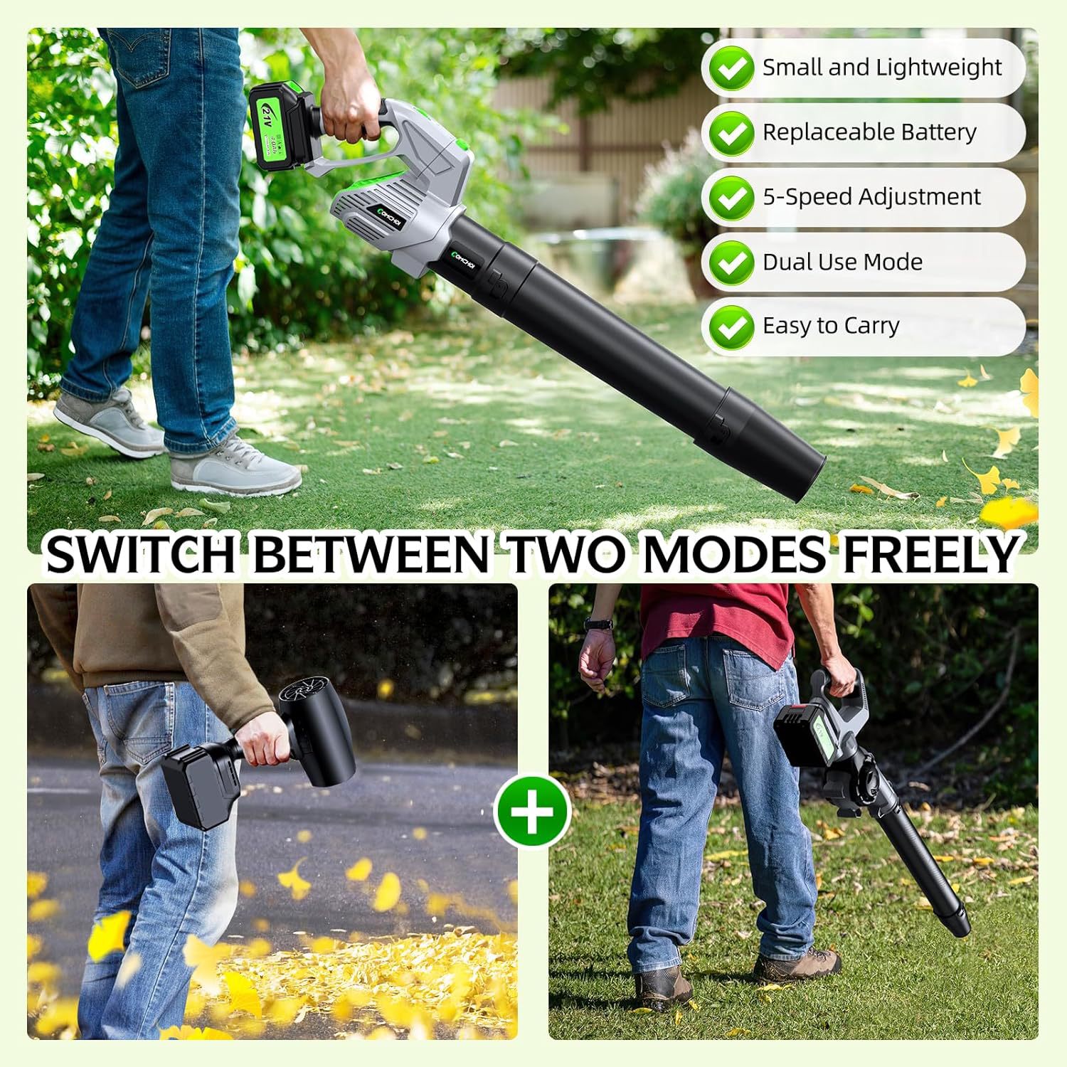 무선 전기 잎 송풍기 휴대용 경량 리튬 배터리 정원 잔 - Leaf Blower Cordless 리뷰 및 가격