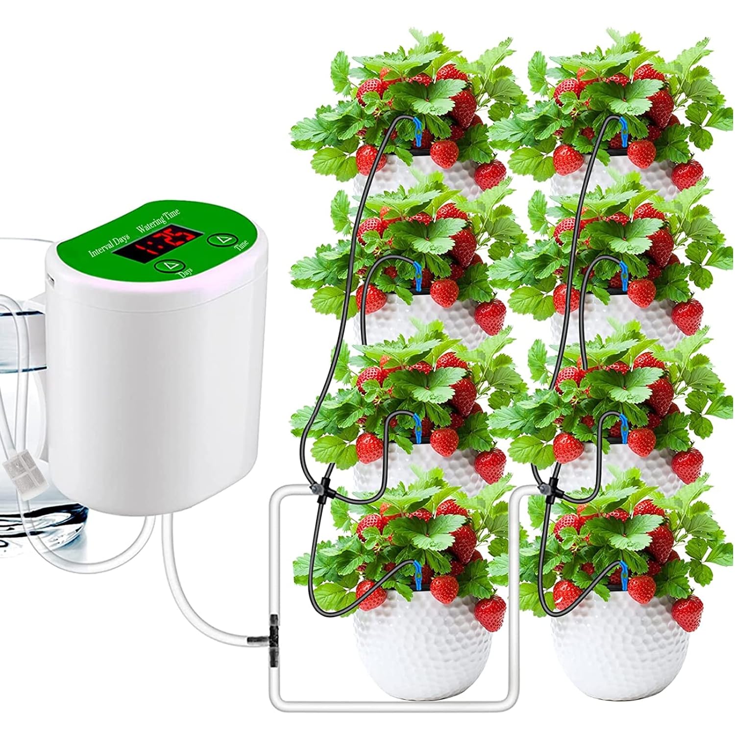 야외 정원 식물 급수 장치 태양광 관개 자동 식물 급수 - Outdoor Power And Plant 리뷰 및 가격