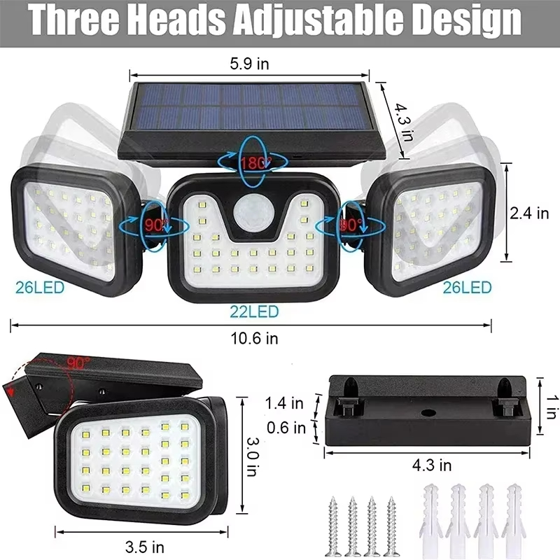 Led 태양 빛 야외 모션 센서 인체 감지 조절 가능한 - Outdoor Power Outlet Weatherproof 리뷰 및 가격