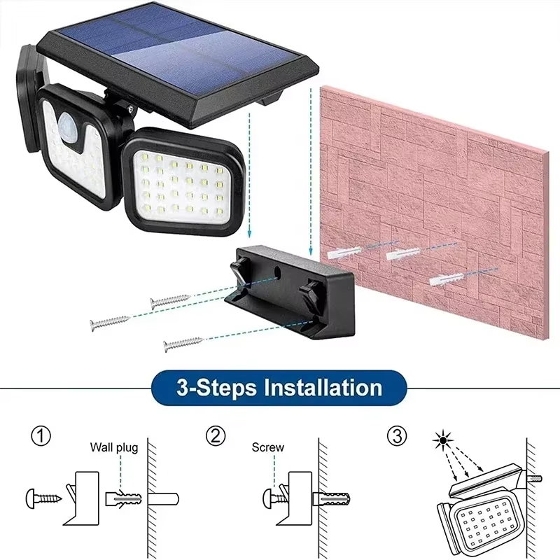 Led 태양 빛 야외 모션 센서 인체 감지 조절 가능한 - Outdoor Power Outlet Weatherproof 리뷰 및 가격