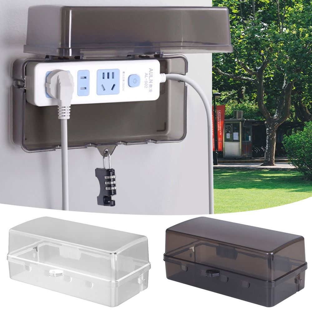 내구성 있는 플라스틱 플러그 박스 도난 방지 방수 연장 - Outdoor Power Outlet Weatherproof 리뷰 및 가격