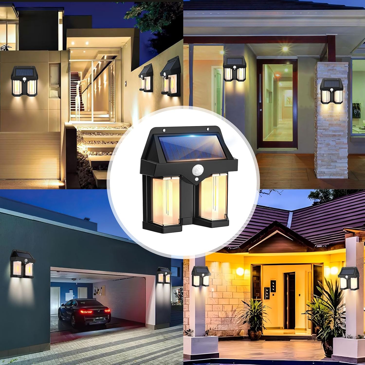 태양광 벽등 빈티지 정원 빌라 야외 모션 센서 따뜻한  - Outdoor Power Outlet Weatherproof 리뷰 및 가격