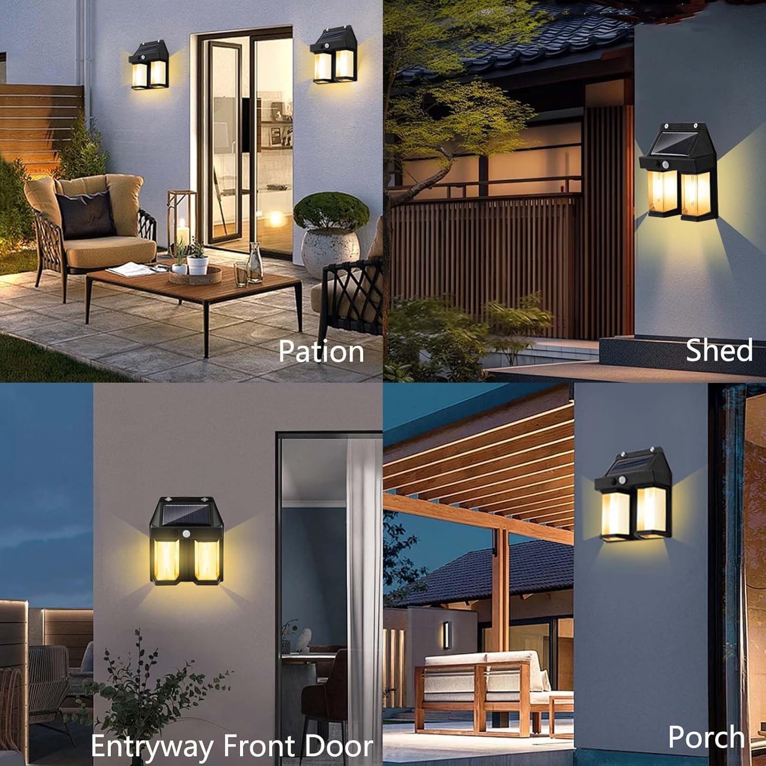 태양광 벽등 빈티지 정원 빌라 야외 모션 센서 따뜻한  - Outdoor Power Outlet Weatherproof 리뷰 및 가격