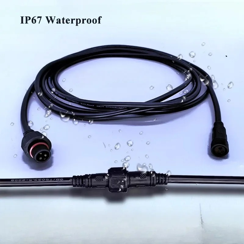 IP67 방수 2 3 4 5 6 7 8 핀 커넥터 남성 - Outdoor Power Line 리뷰 및 가격