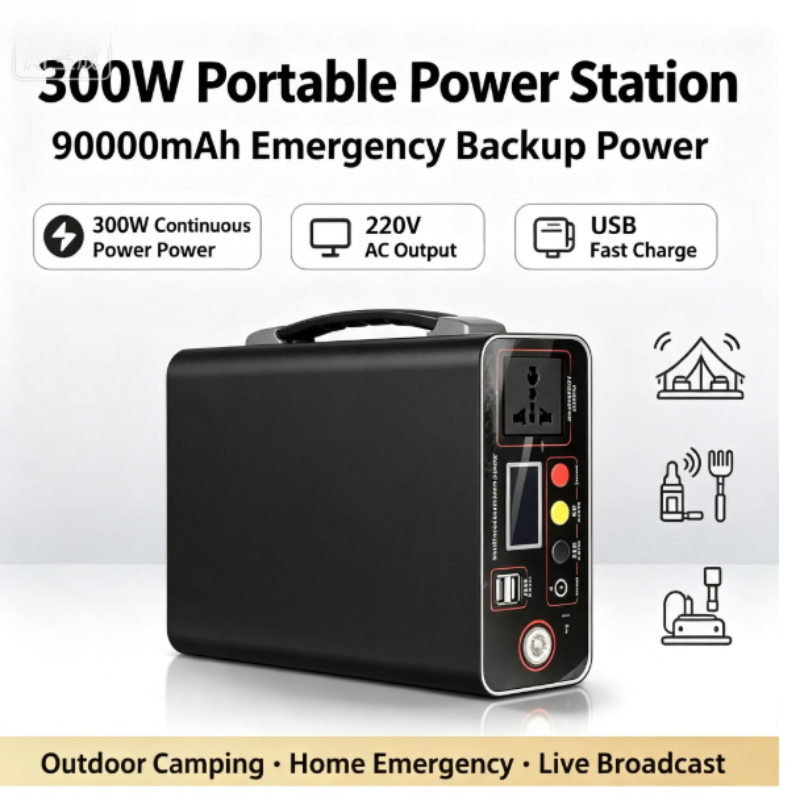 휴대용 발전기 300W 220V, 333Wh, 9000 - Outdoor Power And Plant 리뷰 및 가격