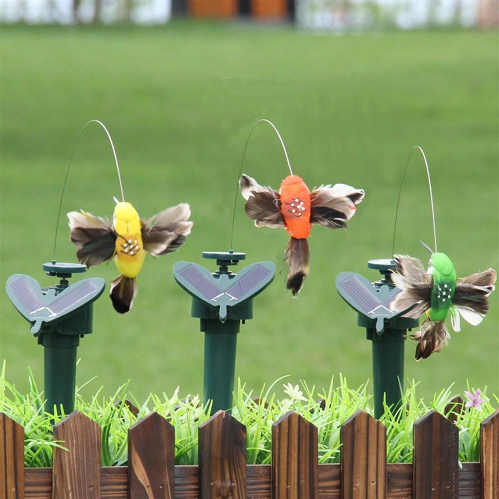 1pc 태양 회전 새 재미 있은 비행 벌새 태양 전원  - Outdoor Power Stake 리뷰 및 가격