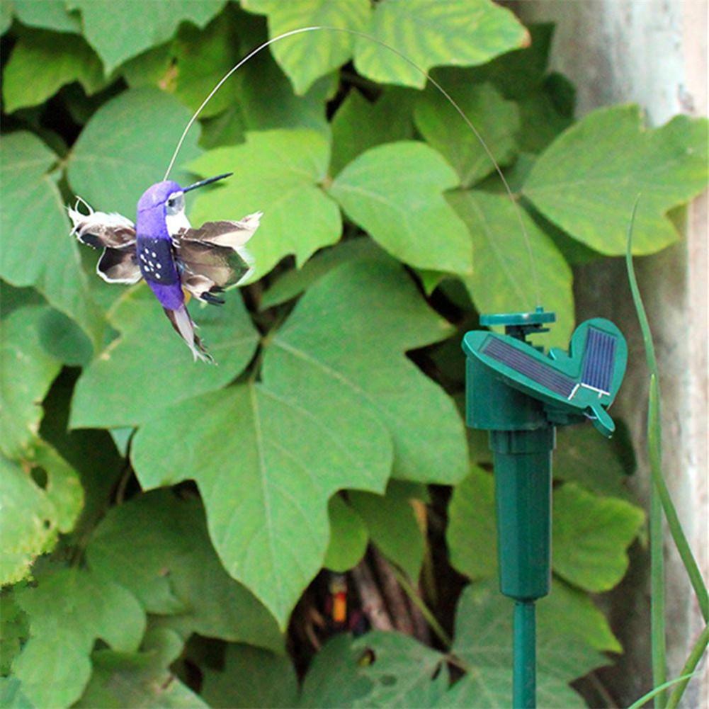 1pc 태양 회전 새 재미 있은 비행 벌새 태양 전원  - Outdoor Power Stake 리뷰 및 가격