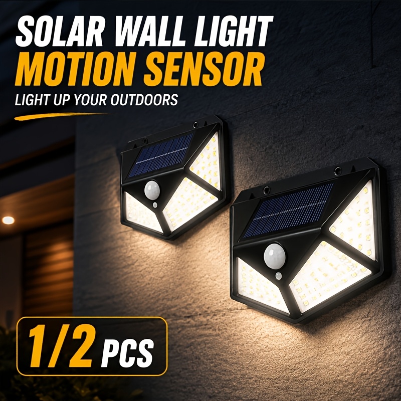 100LED 태양광 벽등 스마트 모션 센서 야외 가로등 - Outdoor Power Outlet Weatherproof 리뷰 및 가격
