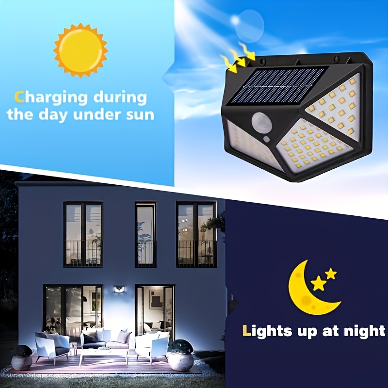 100LED 태양광 벽등 스마트 모션 센서 야외 가로등 - Outdoor Power Outlet Weatherproof 리뷰 및 가격