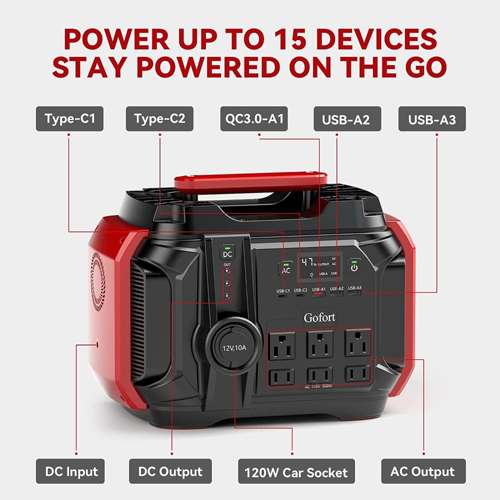 휴대용 파워스테이션 540Wh/500W(최대 1000W - Ac Outdoor Power 리뷰 및 가격